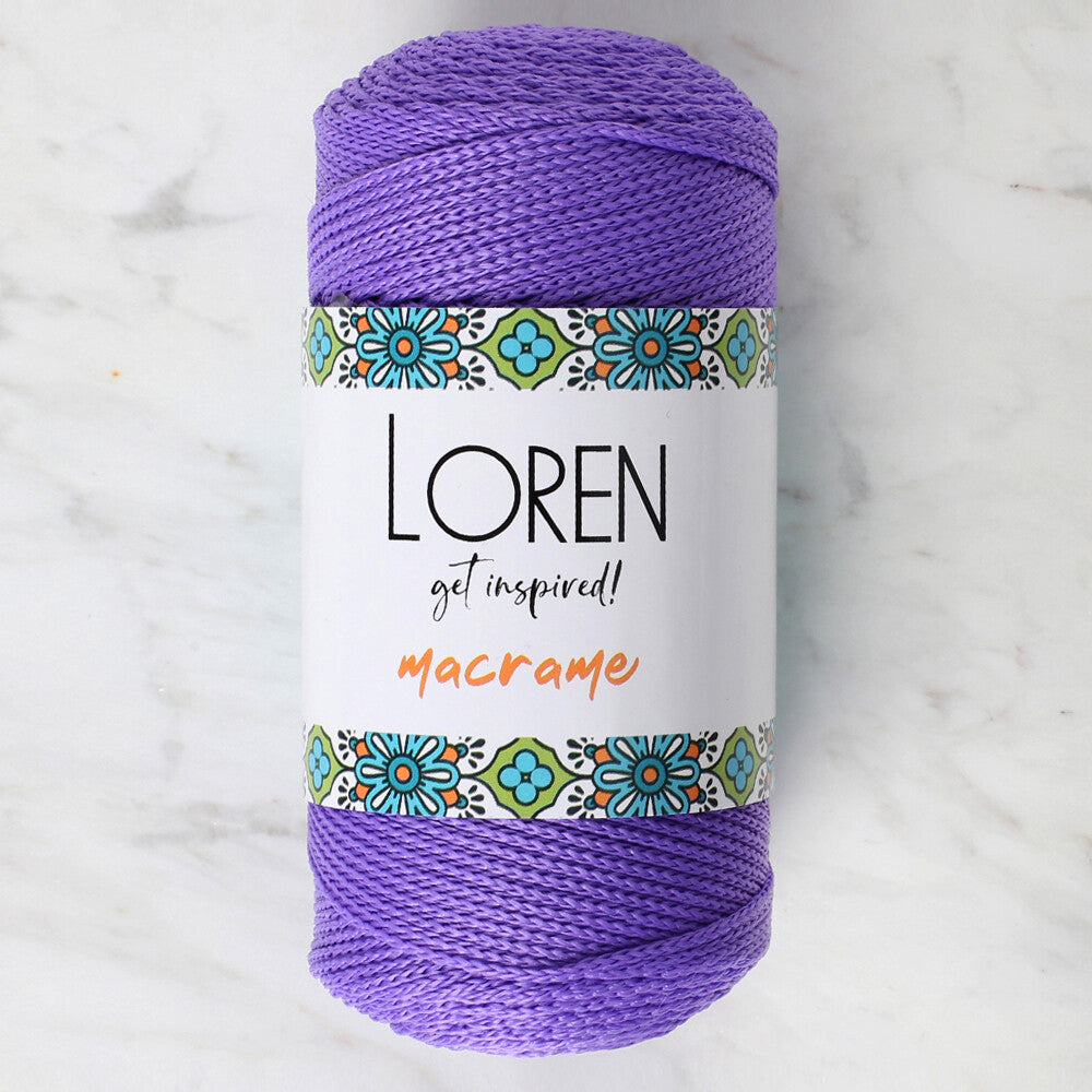 Loren Macrame Mor El Örgü İpi - RM 0141